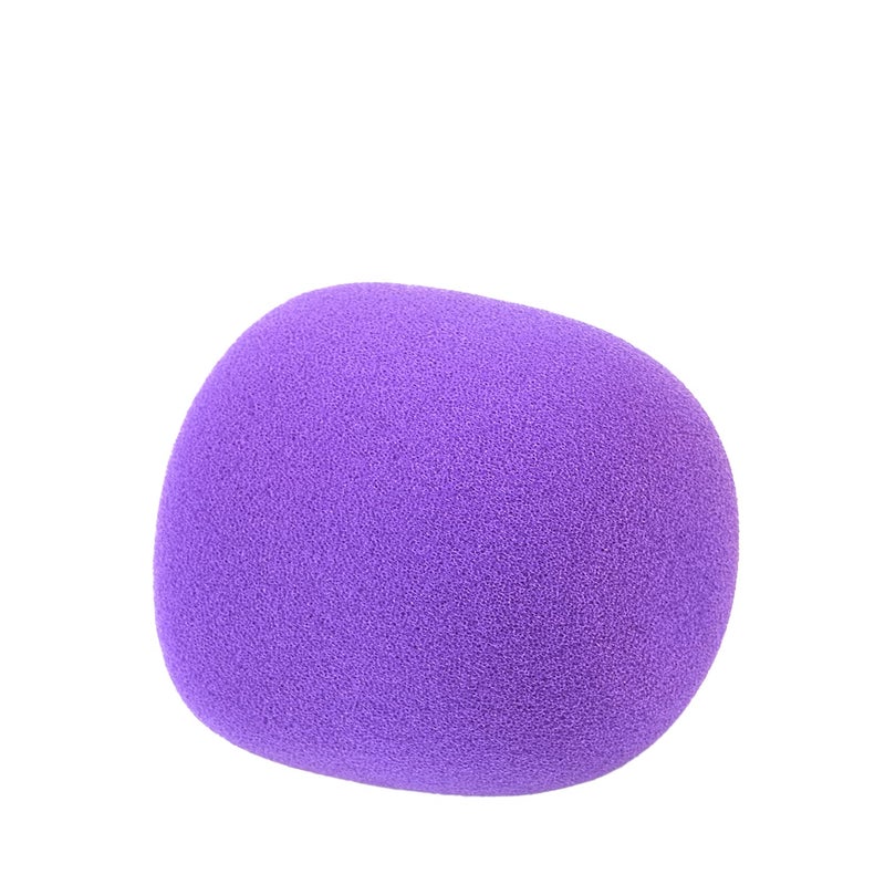 Fielect 1Pcs Microphone Cover Sponge Foam Mic Cover Handheld Microphone Windscreen Shield Protection Micro Foam Filter Purple for KTV Broadcasting - Image 3